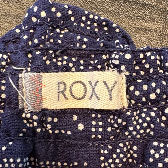 Women’s Blue Patterned Pants - Picture 2 of 4